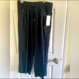 Athleta Cabo Linen wide leg pant size 14 petite NWT never worn